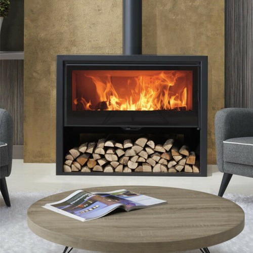 Wood burning multi fuel stove - burning,