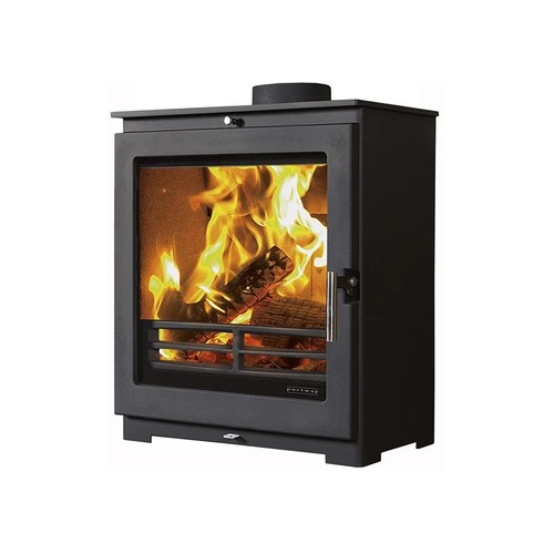 Wood burning stove - burning,