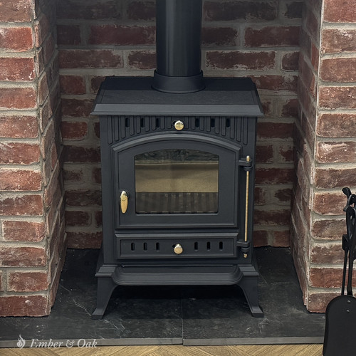 7kw multifuel stove log burner - stove,