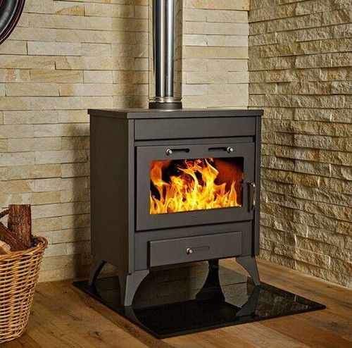 Wood burning stove 13kw wide - wood,