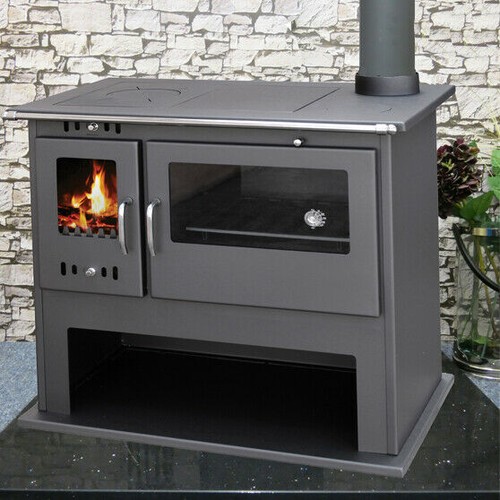 Wood burning range stove oven - stove,