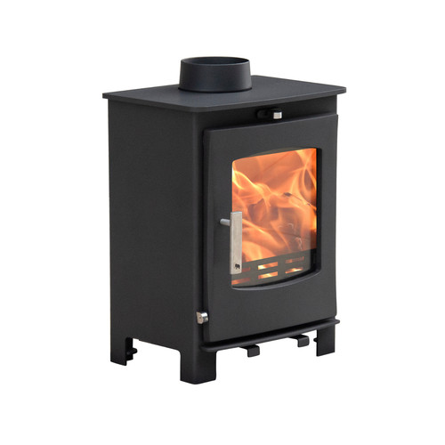 Wood burning multifuel stove - burning,