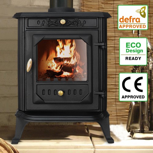 7kw multifuel stove cast - stove, iron
