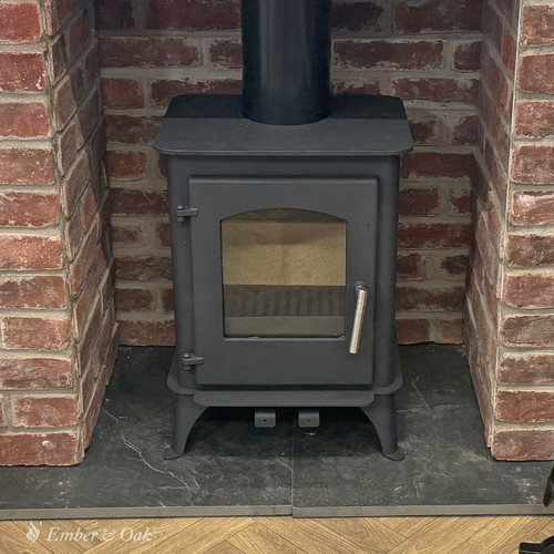 5kw multifuel stove log burner - log,