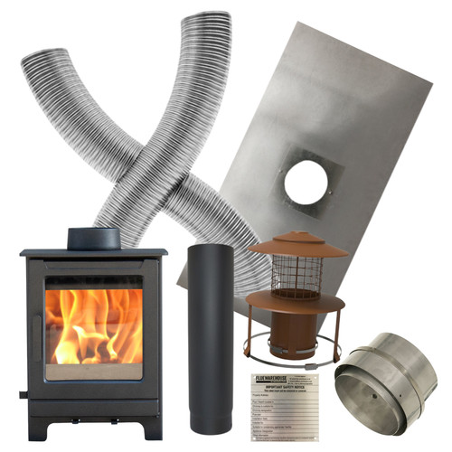Wood burning stove 5kw defra - wood,
