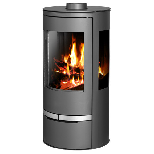 Wood burning stove 7kw - burning,